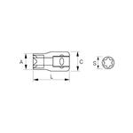 1/2 TORX головка E-18 IRIMO Арт. 126-18-1