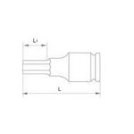 Головка TORX  T80 70MM IRIMO Арт. T49T80HL